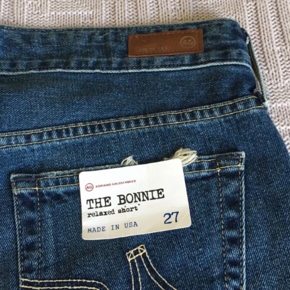 AG Goldschmied Bonnie cut off jean shorts size 27 NWT - Picture 3 of 11